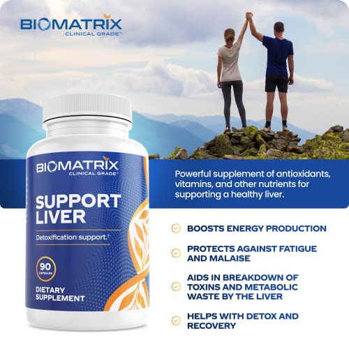 BioMatrix Support Liver Milk Thistle Supplement ingredients list