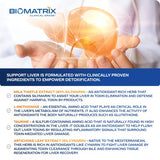 BioMatrix Support Liver Milk Thistle Supplement on a wooden table