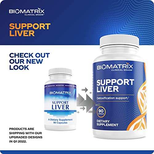 BioMatrix Support Liver Milk Thistle Supplement packaging