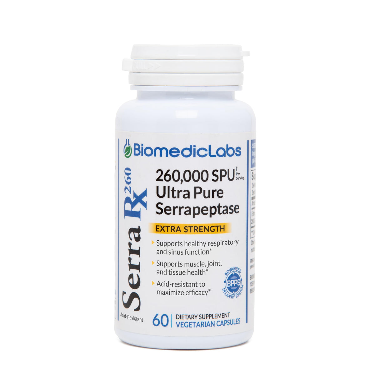 Biomedic Labs RX Serra-RX Multi-Enzyme Supplement front view