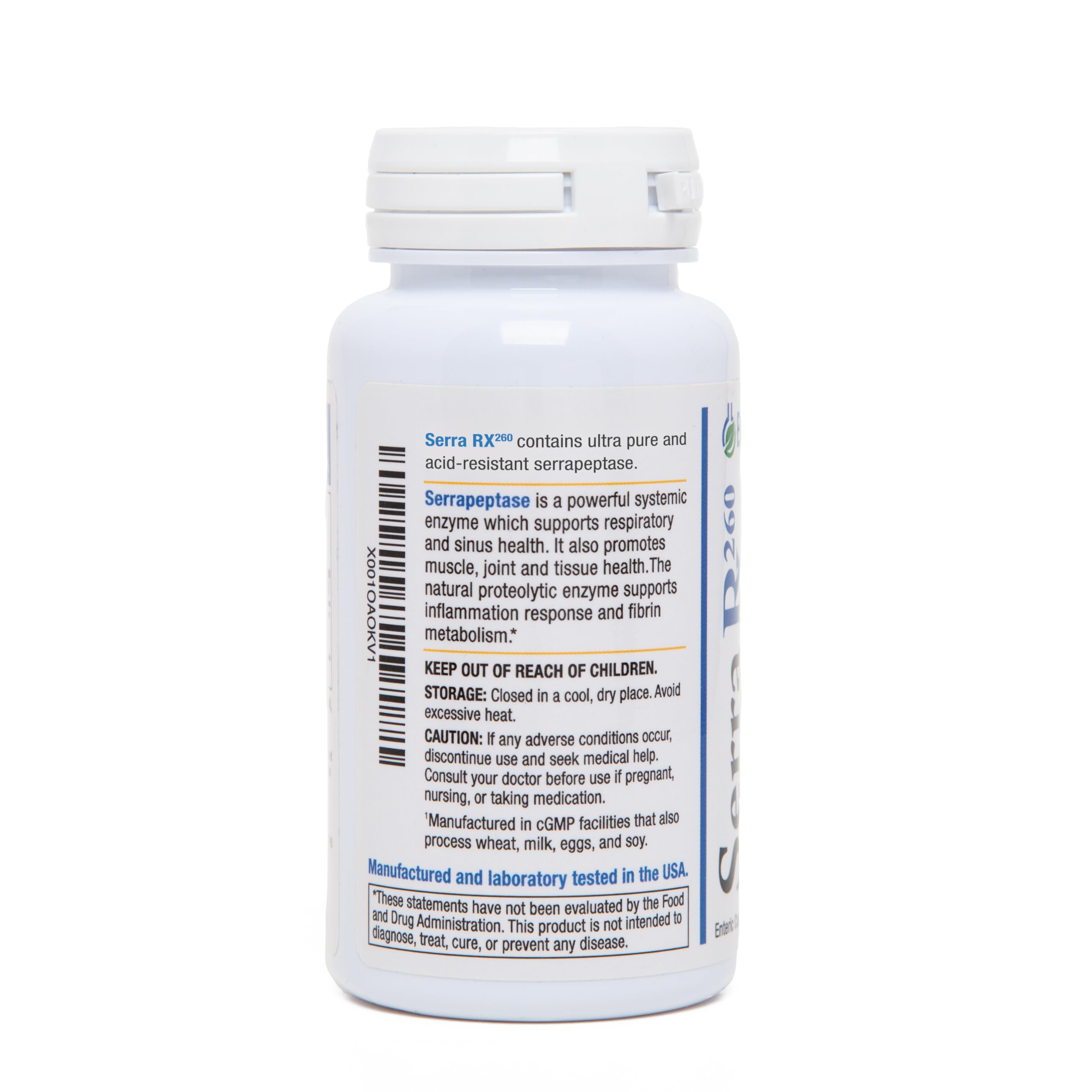 Biomedic Labs RX Serra-RX Multi-Enzyme Supplement packaging