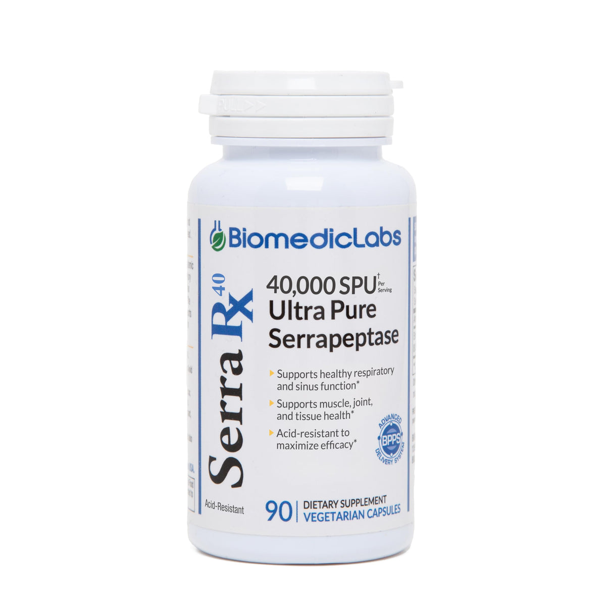 Biomedic Labs RX Serra-RX Multi-Enzymes front view of packaging