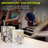 BioMEDJET Organic Colostrum Powder 150g side view packaging
