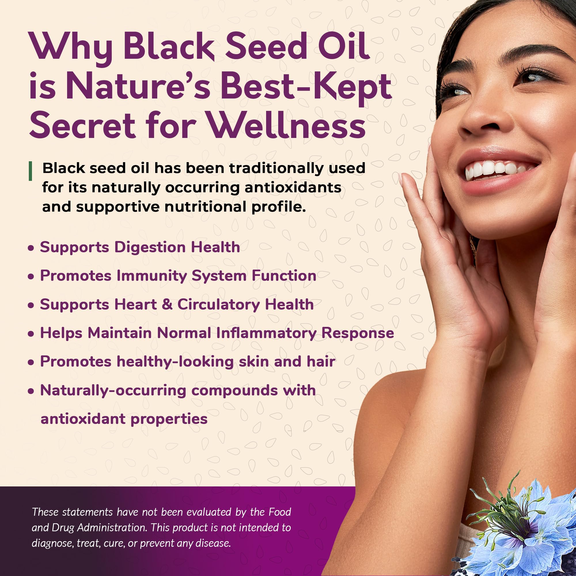 BioNatal Black Seed Oil 227g packaging details