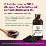 BioNatal Black Seed Oil 227g side view