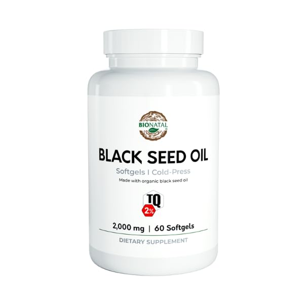 BioNatal Black Seed Oil Capsules 1000mg front view with packaging