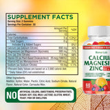 BionerLab Calcium Magnesium Zinc Gummies with fresh fruit