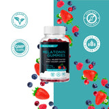 BionerLab Melatonin Gummies vegan-friendly label