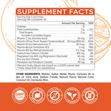 BionerLab Potassium Magnesium Gummies with fresh oranges