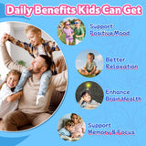 Biookultra Kids Saffron Gummies individual wrapped gummy