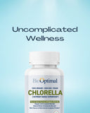 BioOptimal Chlorella Tablets 500mg side view