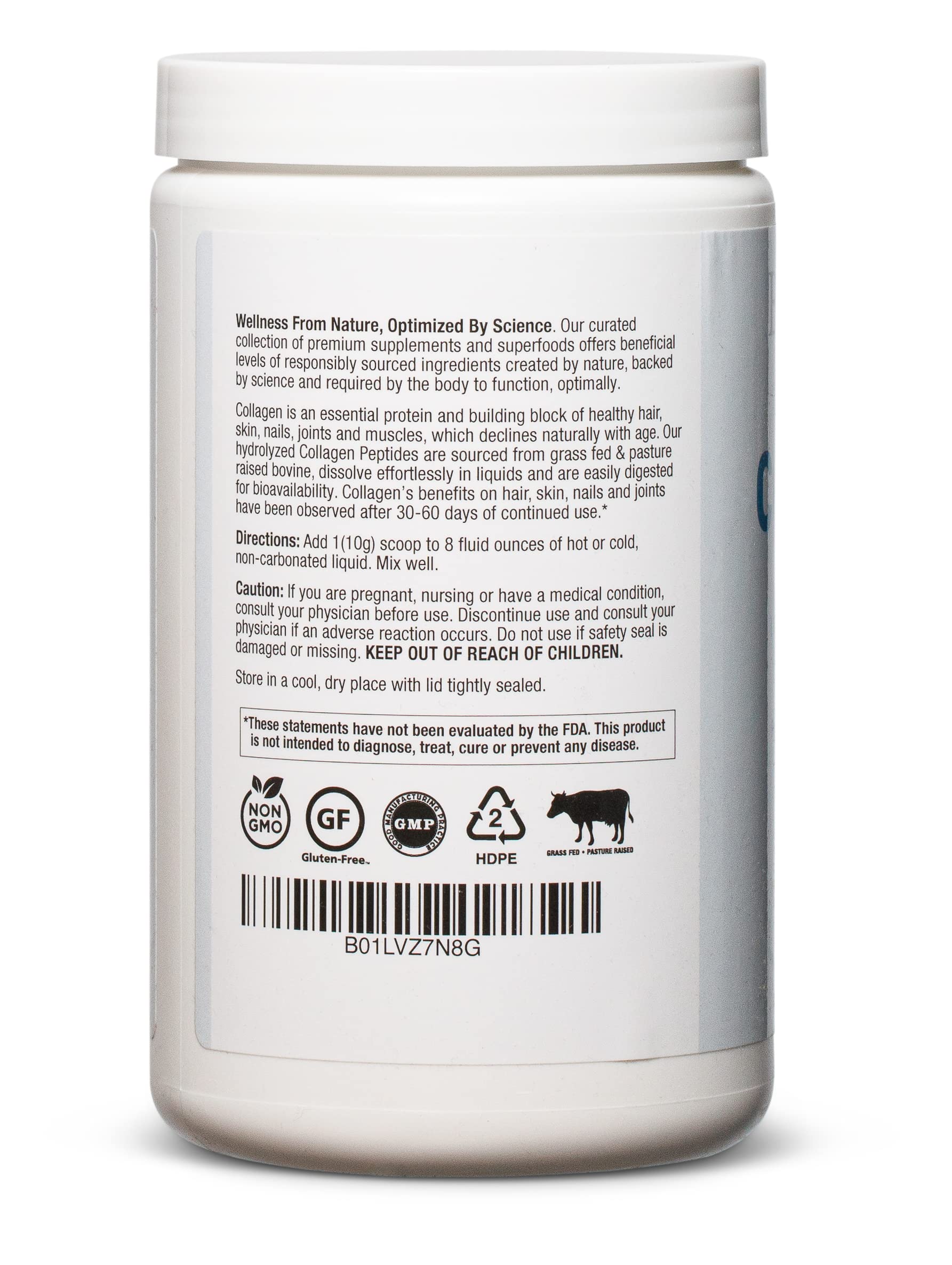 BioOptimal Collagen Peptide Powder 340g mixed in a smoothie