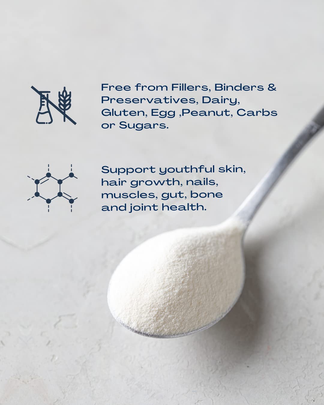 BioOptimal Collagen Peptide Powder 340g nutritional information