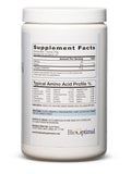 BioOptimal Collagen Peptide Powder 340g scoop with powder