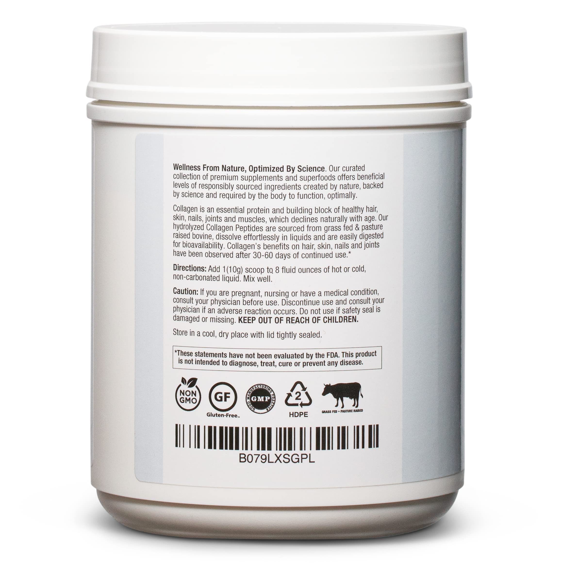 BioOptimal Collagen Peptide Powder 454g lifestyle scene
