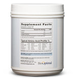 BioOptimal Collagen Peptide Powder 454g nutritional information