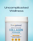 BioOptimal Collagen Peptide Powder 454g packaging