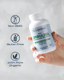 BioOptimal Spirulina Tablets in a lifestyle setting
