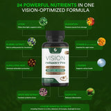 BioPeak Lab Vision support Pro supplement capsules on a table