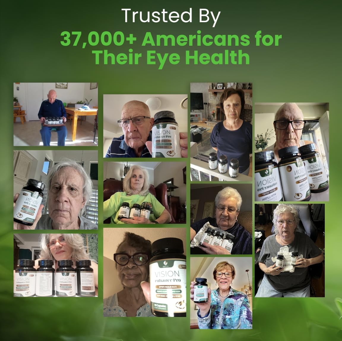 BioPeak Lab Vision support Pro supplement with lifestyle background