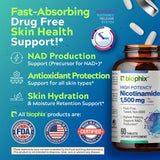 biophix B3 (Niacin) Nicotinamide Supplement label close-up