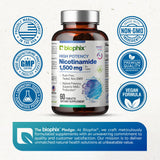 biophix B3 (Niacin) Nicotinamide Supplement on a table