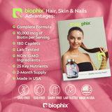 biophix Hair, Skin & Nails supplement caplets