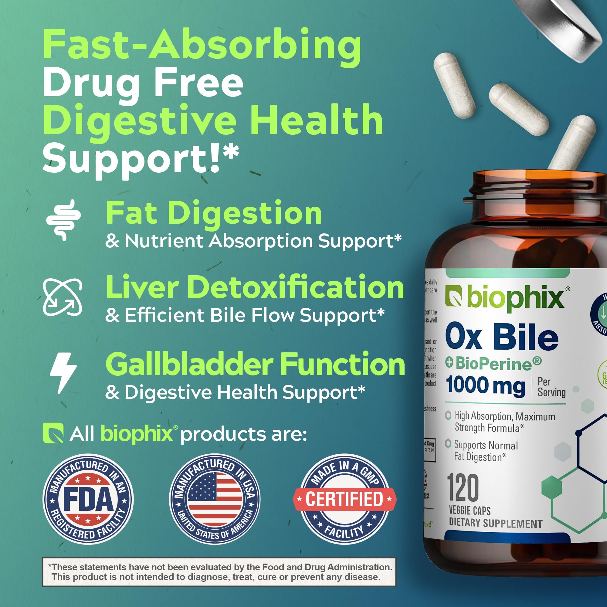 biophix Multi-Enzyme Supplement on a wooden surface