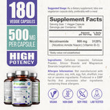 biophix Niacin B3 Supplement displayed with a measuring spoon