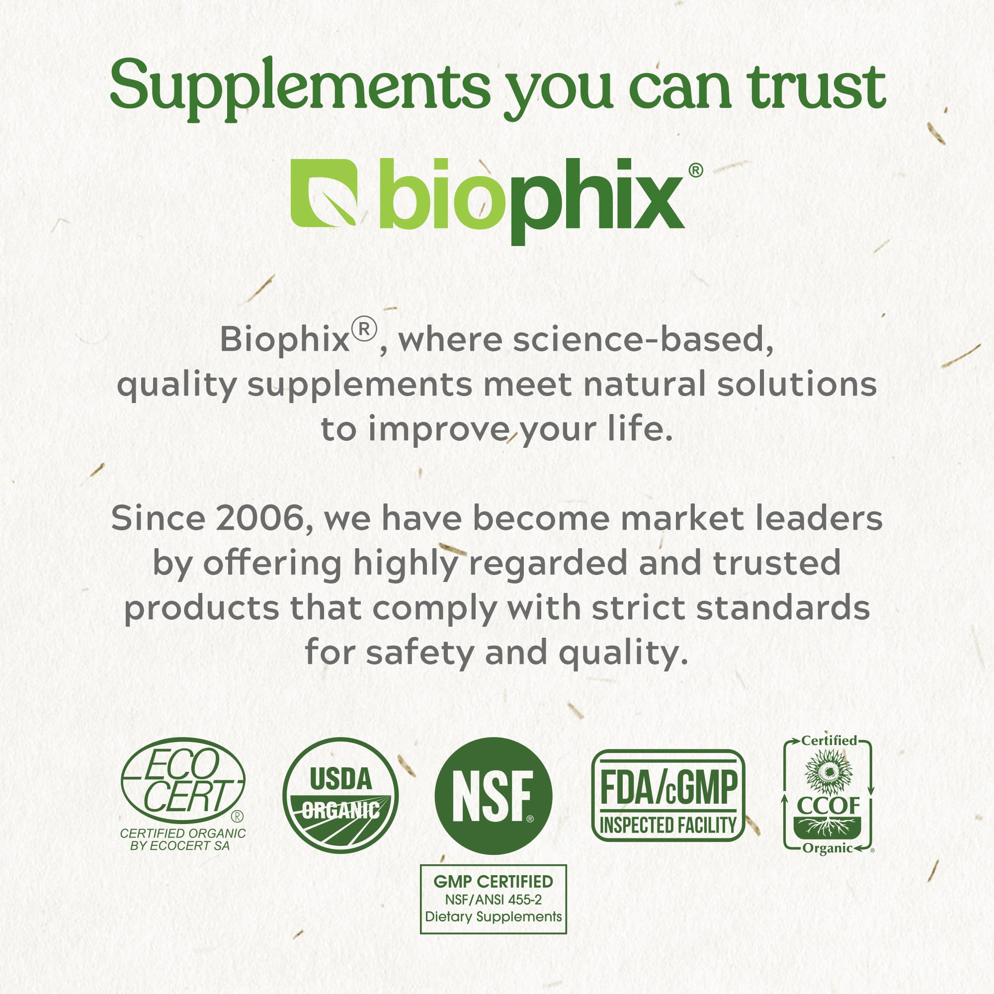 biophix Nicotinamide Vitamin B3 Supplement 100mg ingredients list