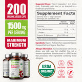 biophix Organic D-Mannose Supplement back view