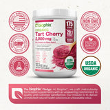 biophix Organic Tart Cherry Powder container side view