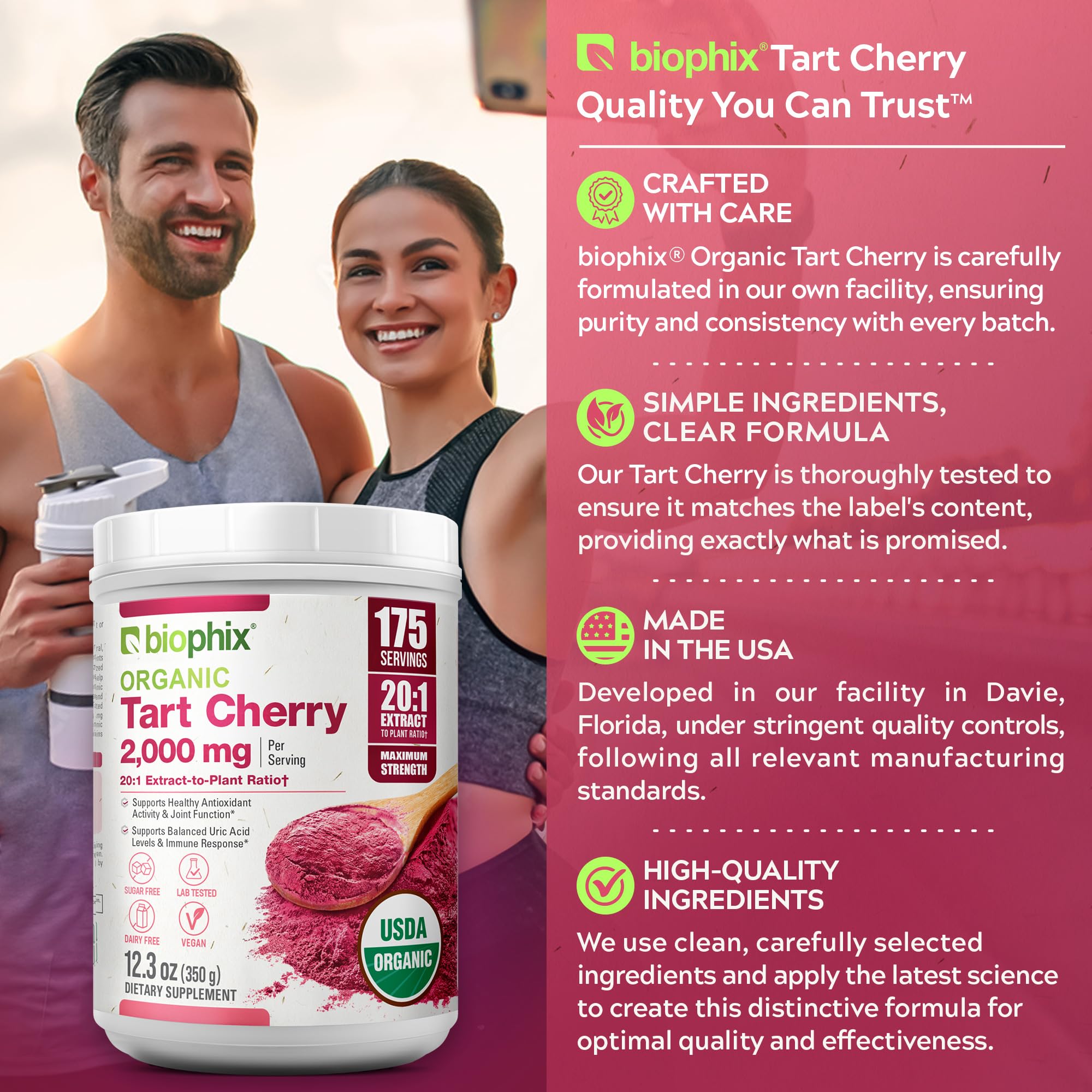 biophix Organic Tart Cherry Powder nutritional information