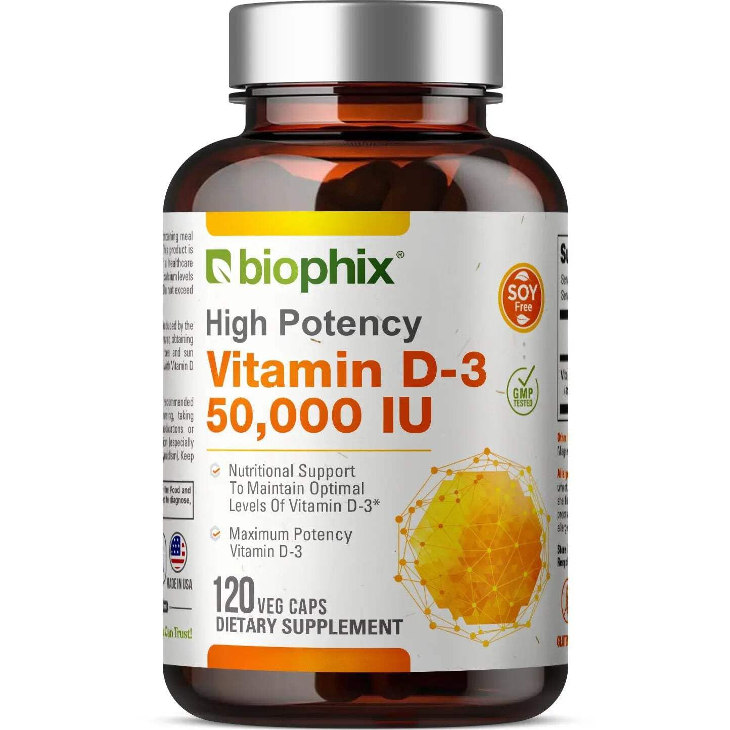 biophix Vitamin D-3 Tablets 2000 IU front view