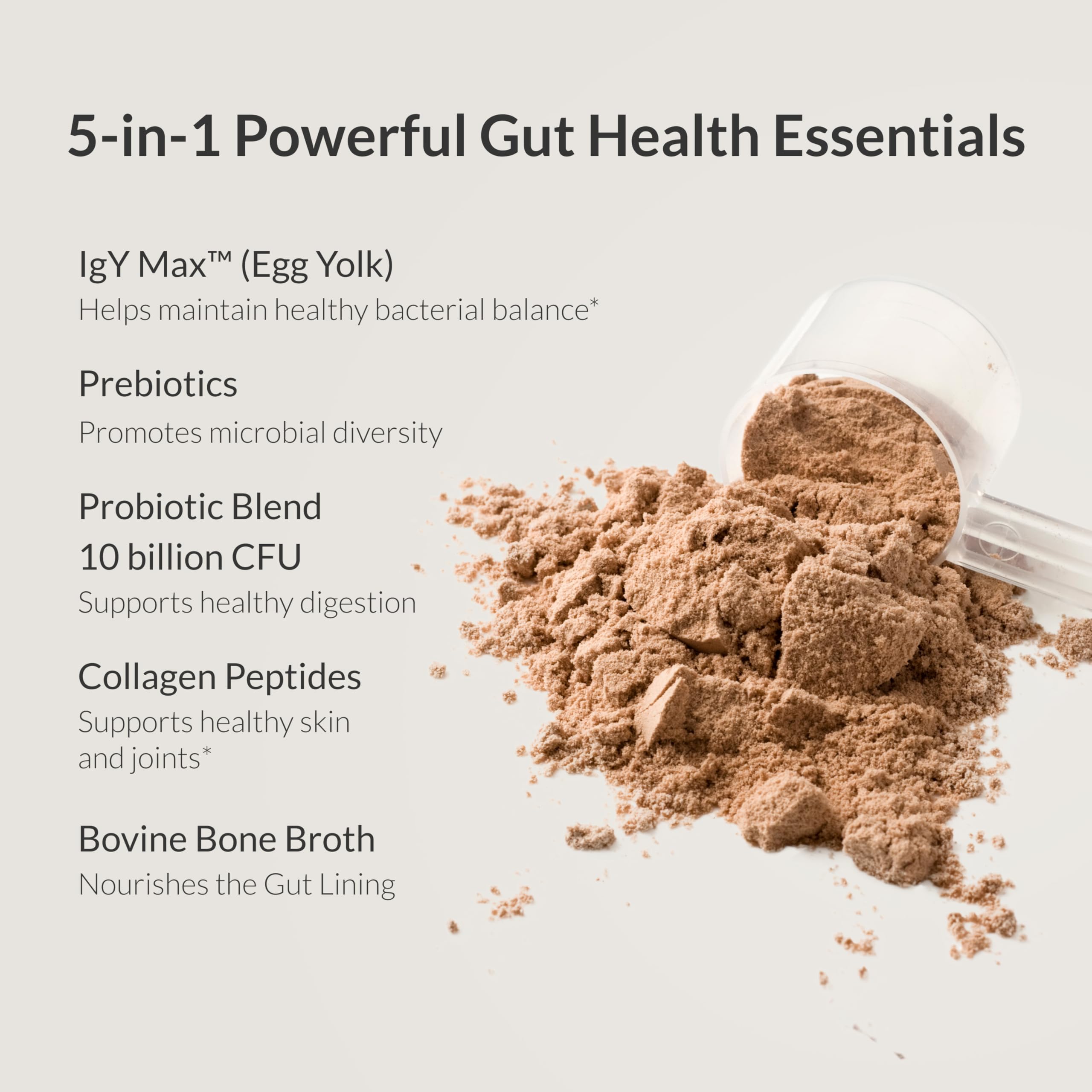 BIOptimizers Biome Breakthrough L-Glutamine 200g Powder ingredients list