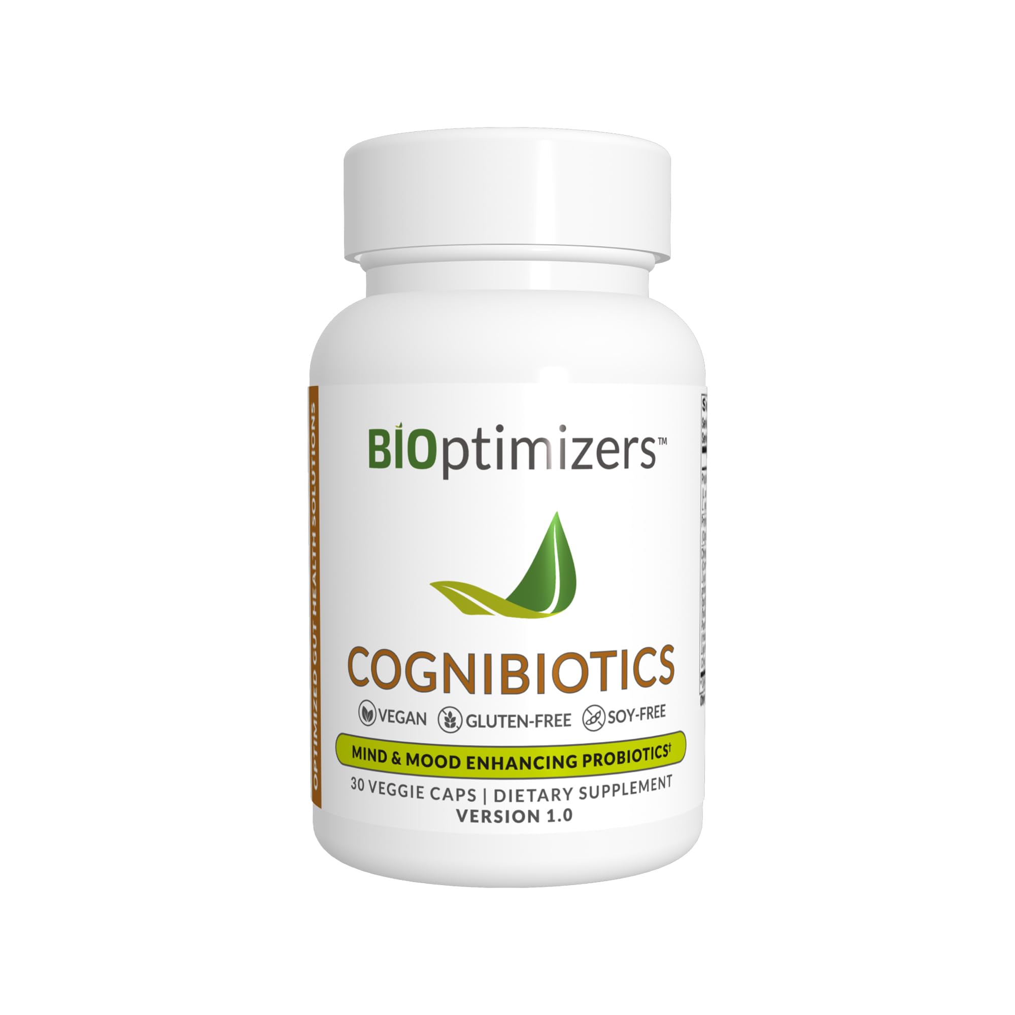 BIOptimizers Cognibiotics Probiotic Brain Supplement front view