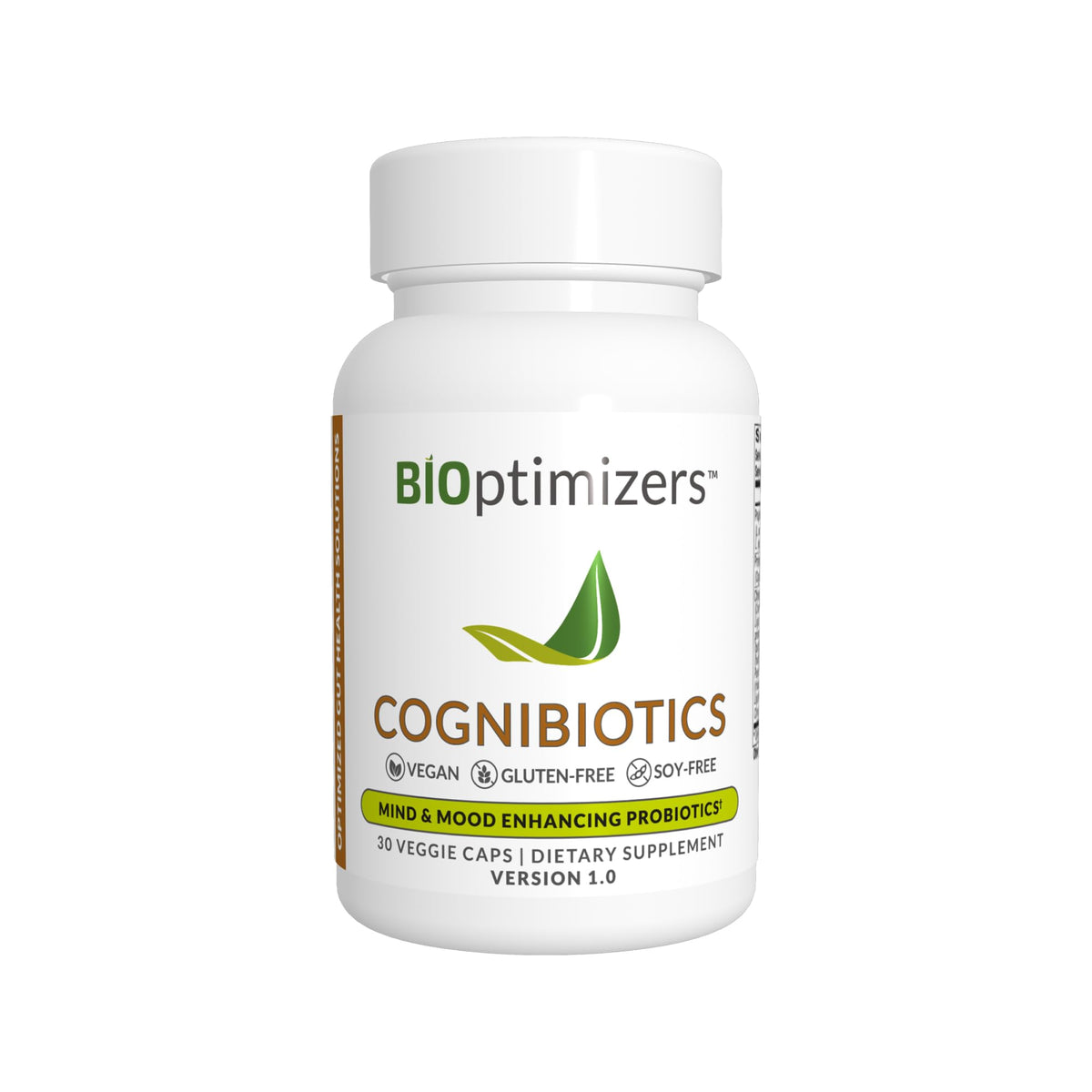 BIOptimizers Cognibiotics Probiotic Brain Supplement front view