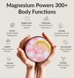 BIOptimizers Magnesium Breakthrough Drink powder in a glass