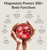 BIOptimizers Magnesium Breakthrough Drink powder in a glass