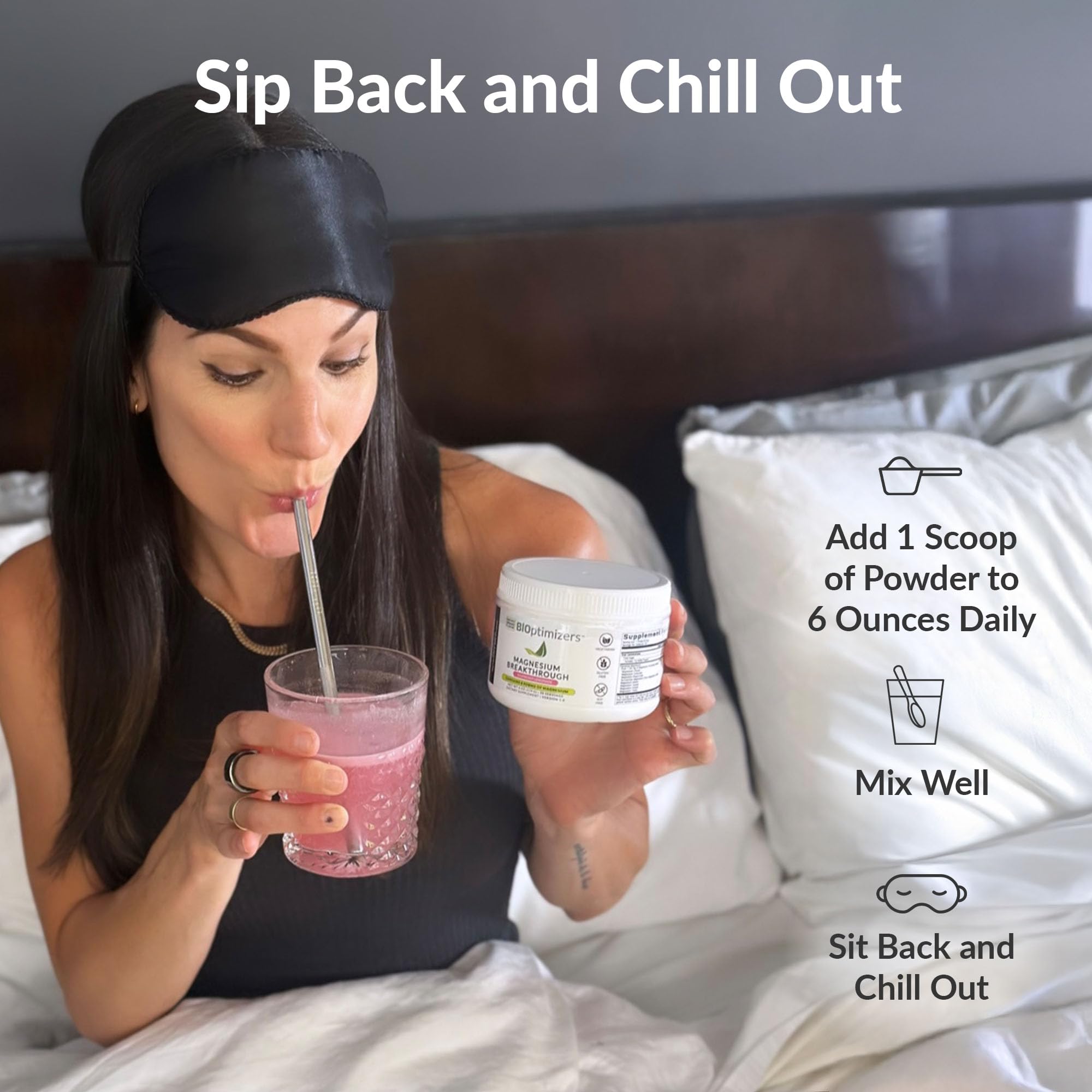 BIOptimizers Magnesium Breakthrough Drink preparation instructions