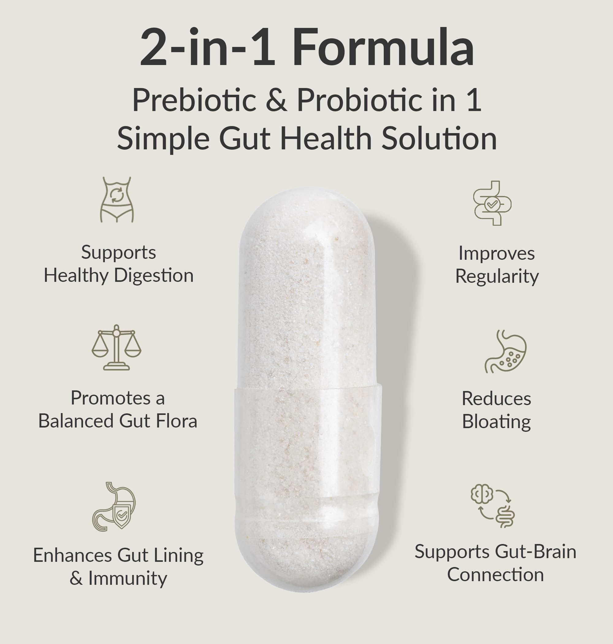 BIOptimizers Probiotic Supplement side view showing capsule format