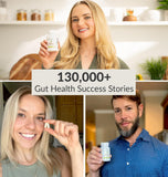 BIOptimizers Probiotic Supplement with a glass of water