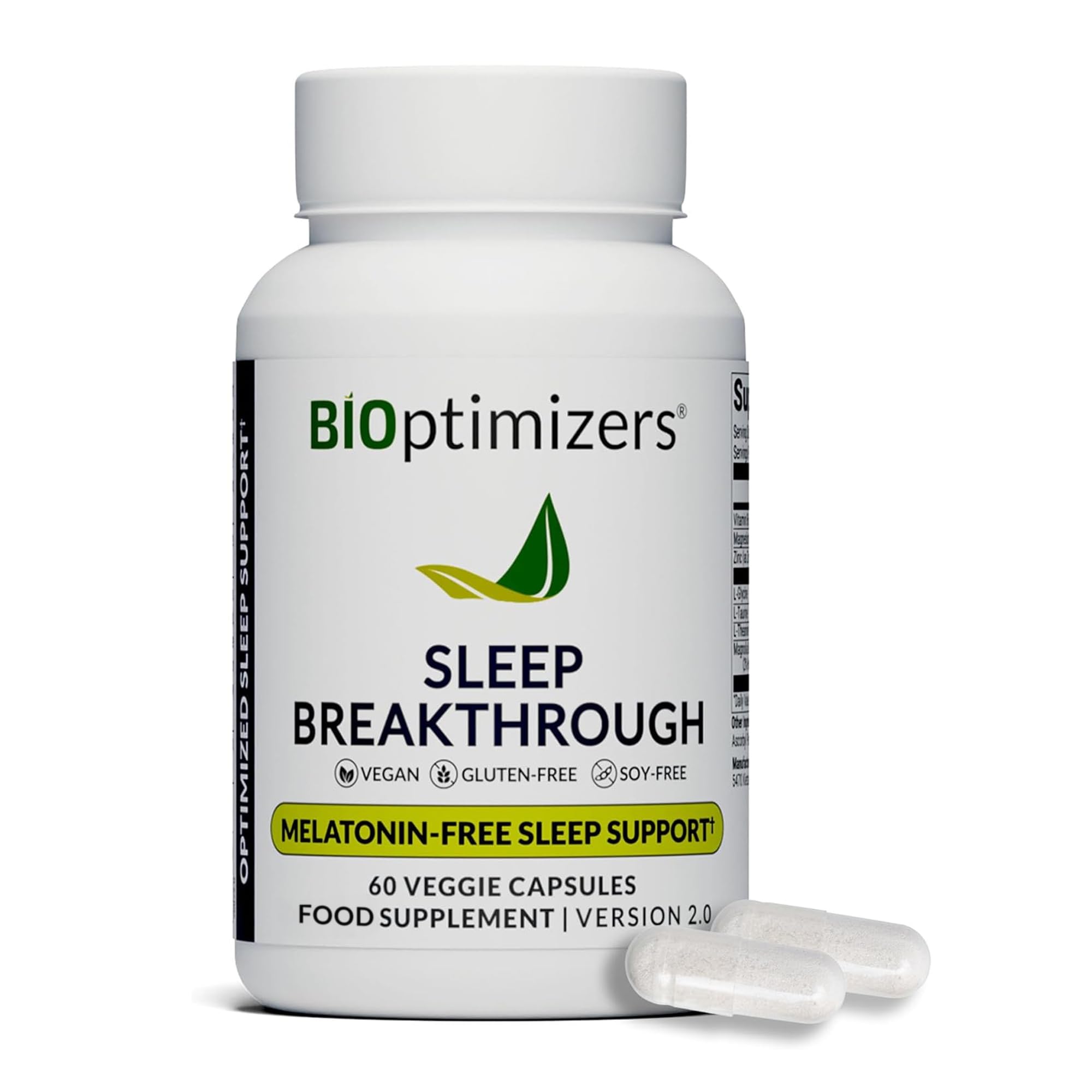 BIOptimizers Sleep Breakthrough 60 capsules front view