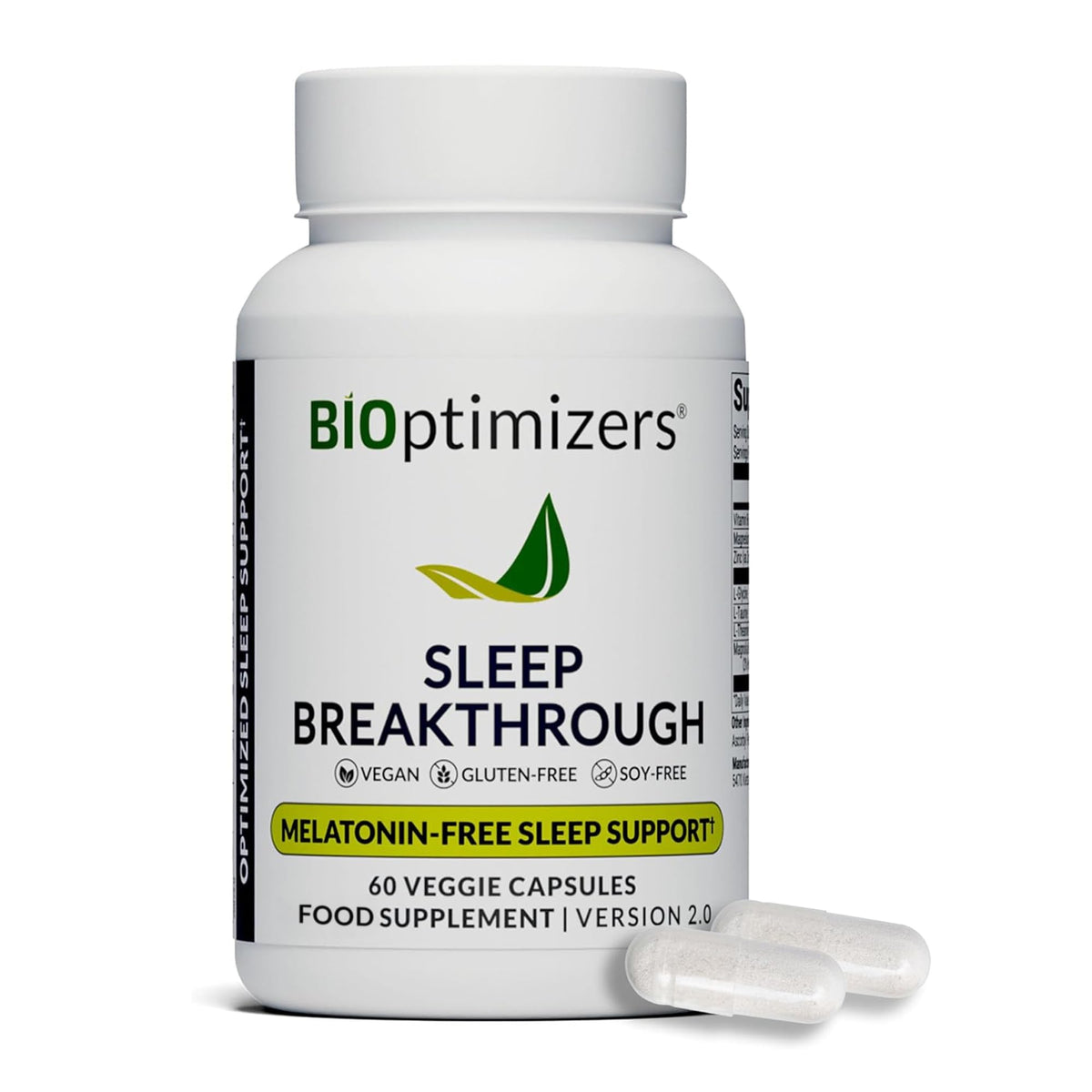 BIOptimizers Sleep Breakthrough 60 capsules front view