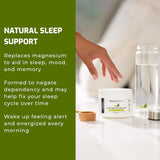 BIOptimizers Sleep Breakthrough Blueberry powder in a glass