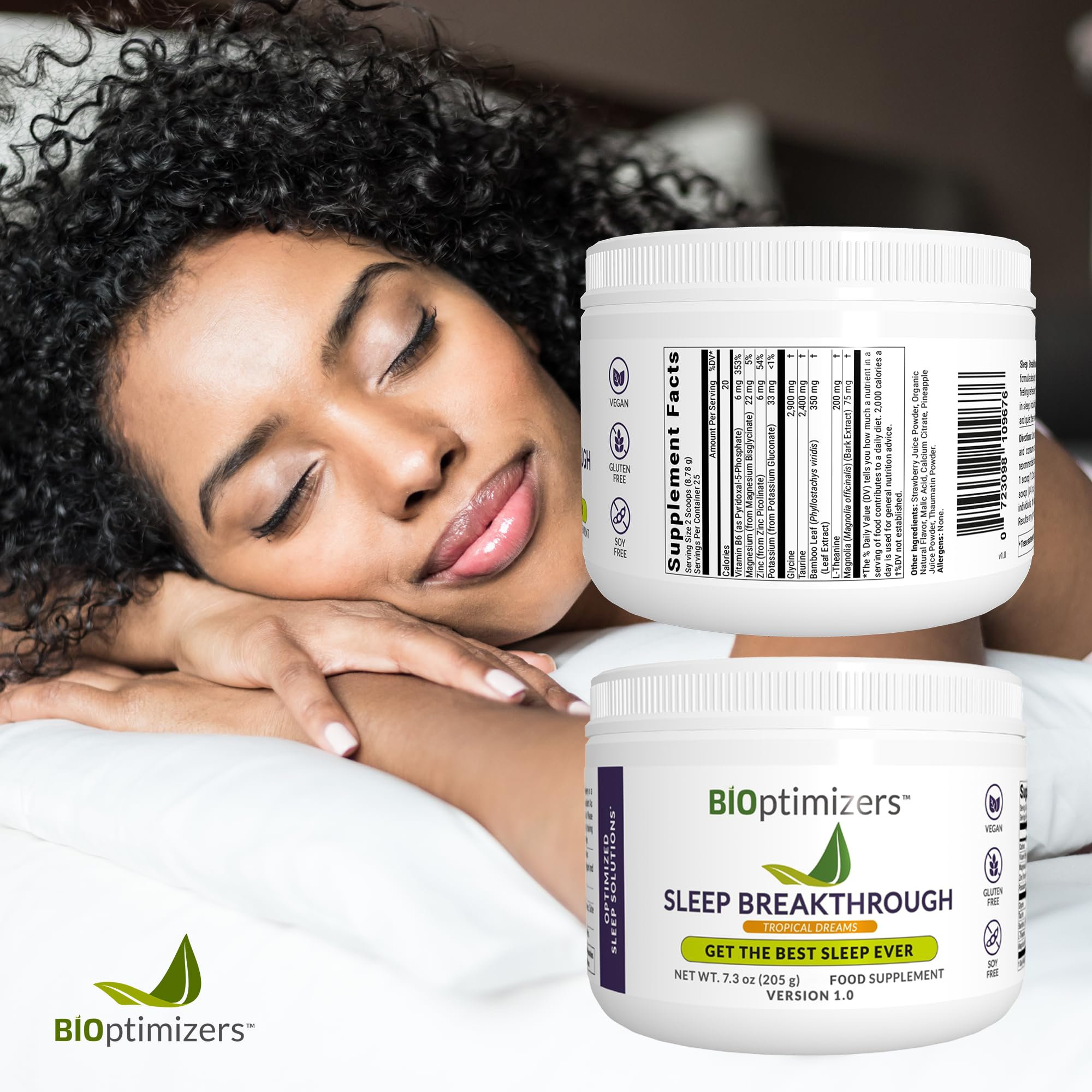 BIOptimizers Sleep Breakthrough Tropical Dreams lifestyle scene