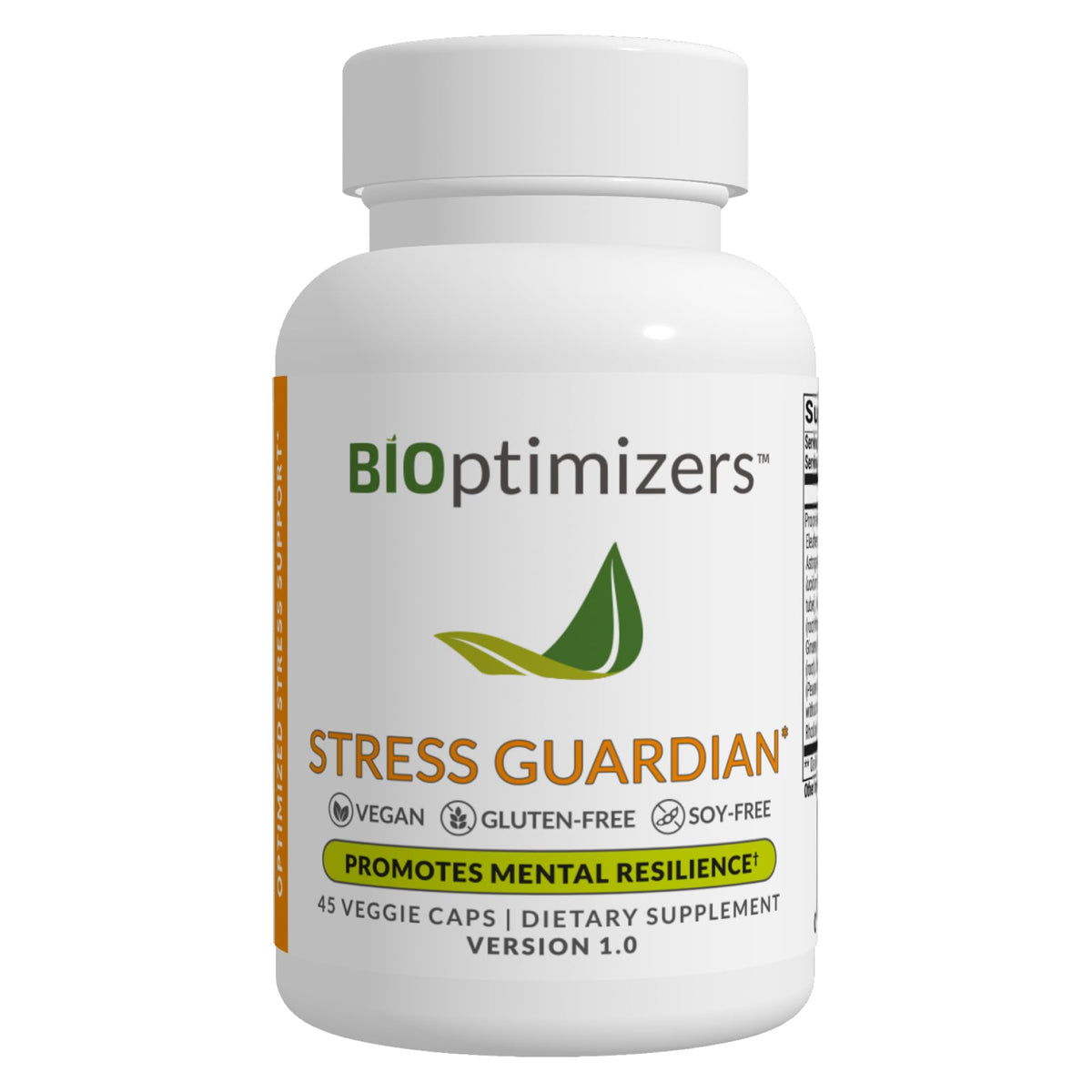 BIOptimizers Stress Guardian 45 Capsules front view