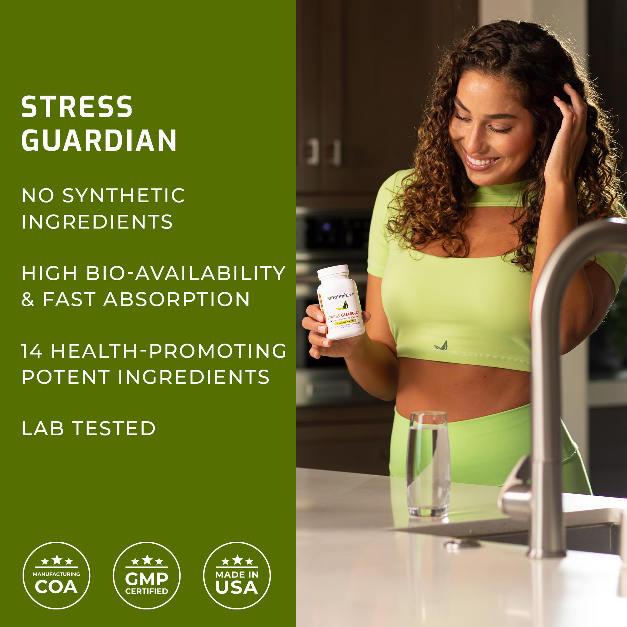 BIOptimizers Stress Guardian packaging details