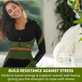 BIOptimizers Stress Guardian supplement lifestyle scene on a desk