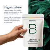 BioPure Chlorella Chewable Tablets opened package